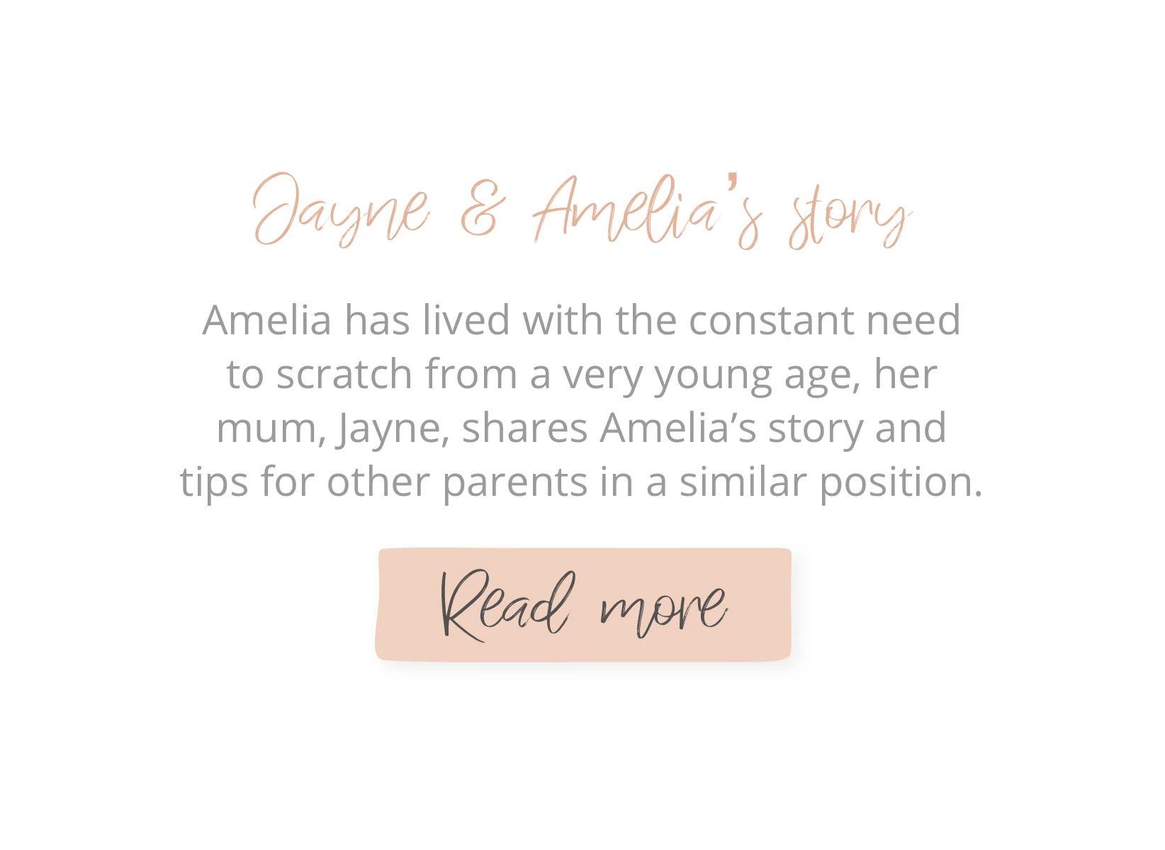 eurax stories - jayne & amelia story intro about life with itching